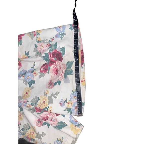 Vintage Match Floral Long Shorts 1980’s Size 12 - Picture 7 of 7